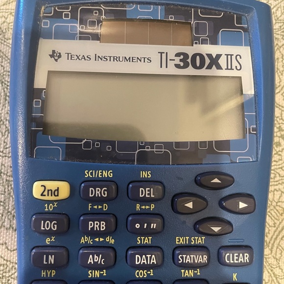 Texas Instruments Ti-30x IIS Scientific Calculator Blue. WORKS!. - Picture 2 of 4